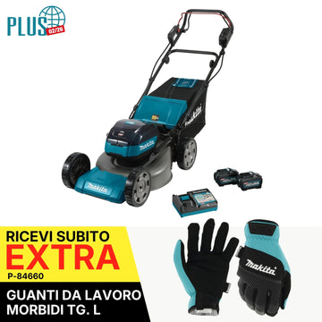 Makita LM001GT201 480mm 40V XGT BL Selbstfahrender Mulch-Rasenmäher
