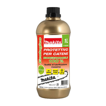 Olio protettivo biodegradabile atossico per catene 1L Makita P-08383
