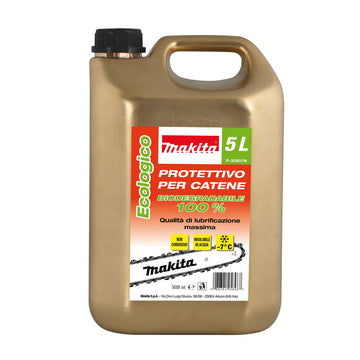 Olio protettivo biodegradabile atossico per catene 5L Makita P-30807N
