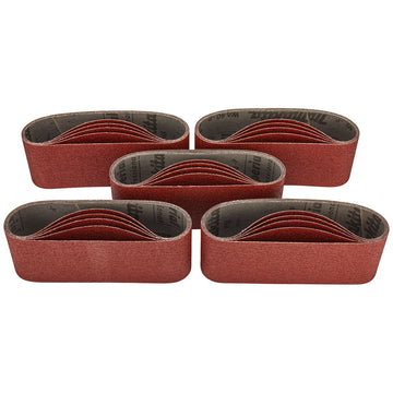 Confezione 25 nastri abrasivi 100x610mm Makita