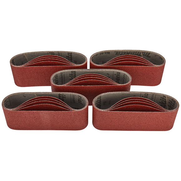 Confezione 25 nastri abrasivi 100x610mm Makita