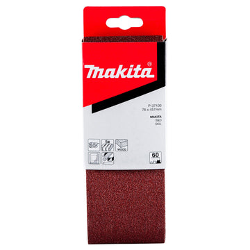 Confezione 5 nastri abrasivi 76x457mm Makita - 0
