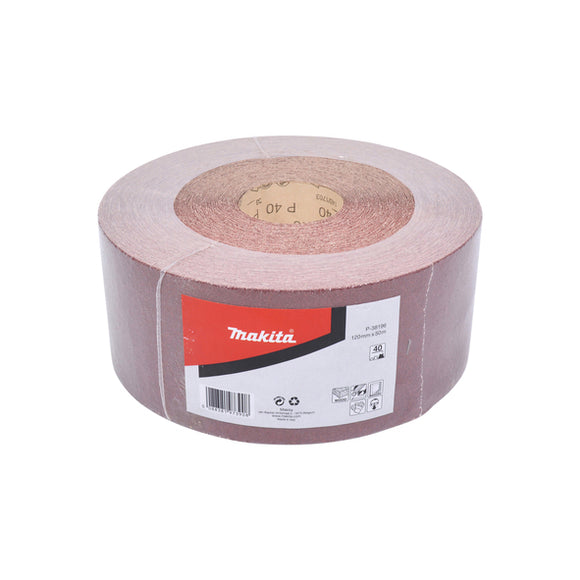 Rotoli di carta abrasiva 120mm x 50m Makita