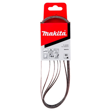 Confezione 5 nastri abrasivi 9x533mm Makita - 0