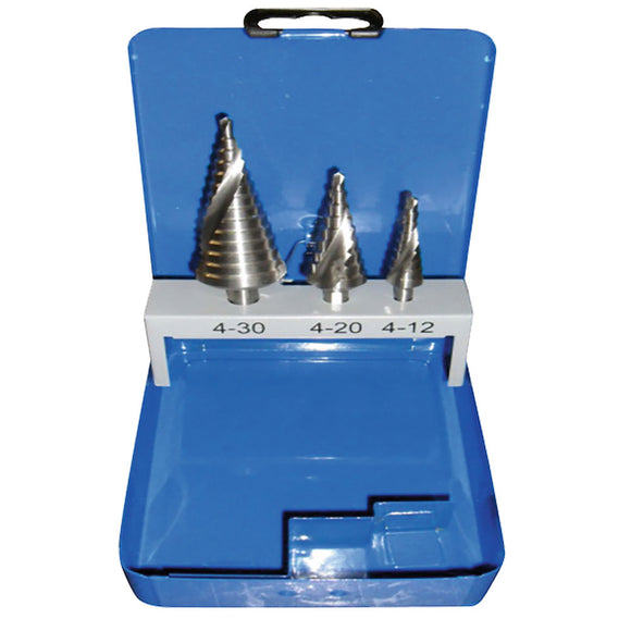 Kit allargatori fori HSS-G 4-12/20/30mm Makita P-69951