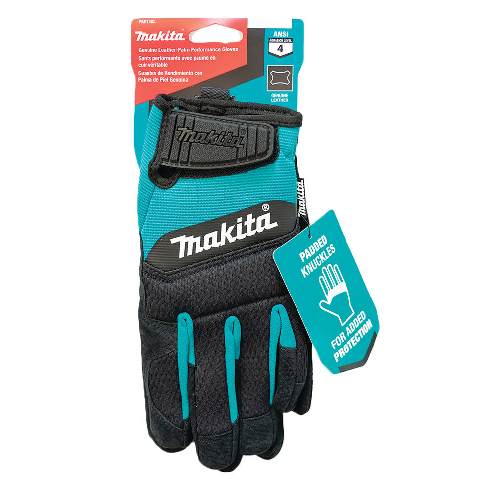 makita handschuhe Makita Hochleistungs-Arbeitshandschuhe mit Handfläche aus echtem Leder | ICIAM Store