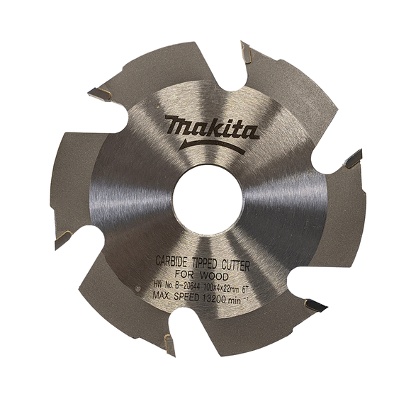 Lama TCT per fresatrici Ø100mm foro 22mm 6 denti Makita B-20644