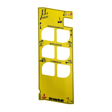 Kit pannello tasti completo per radiocomando MICRO 8 Ravioli