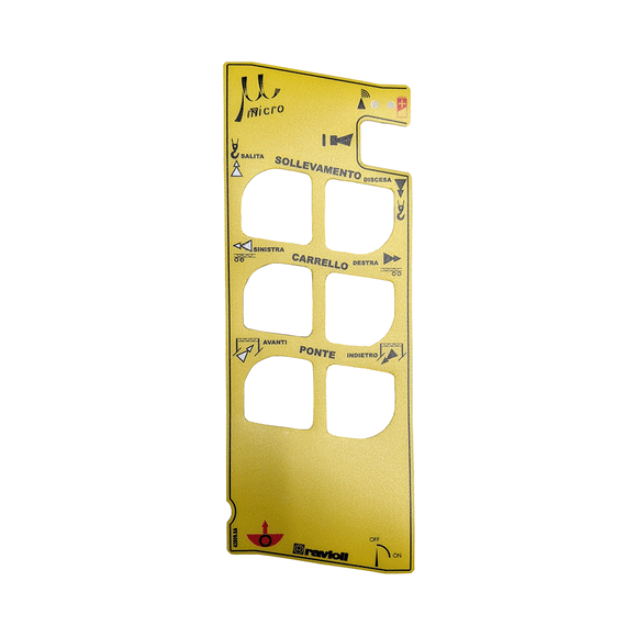 Kit pannello tasti completo per radiocomando MICRO 8 Ravioli