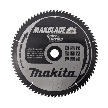 Lama MakBlade Plus Ø305mm foro 30mm 80 denti Makita B-32611