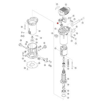 Spaccato ricambi rifilatore multifunzione RT0700