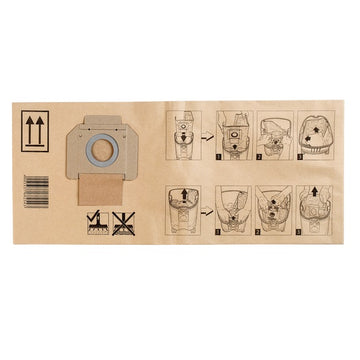 Confezione da 5 sacchetti in carta per aspiratori Makita P-70194