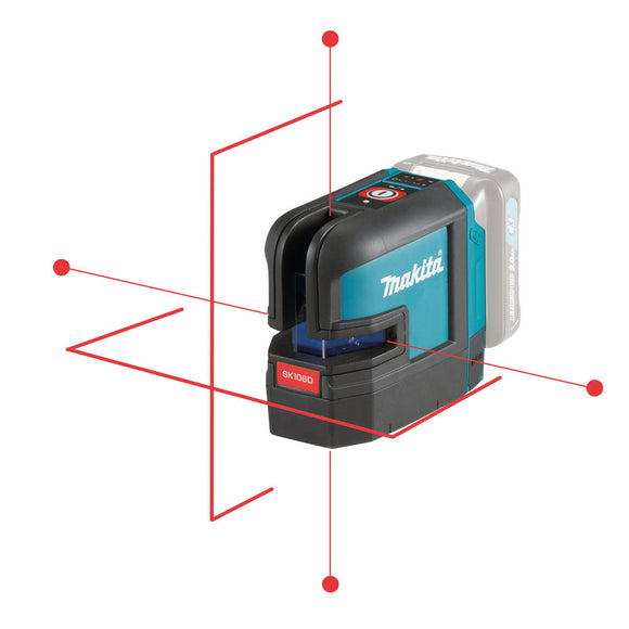 Tracciatore laser rosso 35m 12V CXT Makita SK106DZ