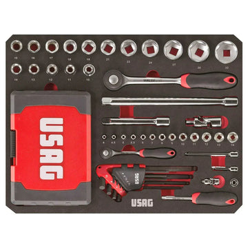 Valigia con assortimento per manutenzione 181 pezzi 002 JMA Usag U00020011 - 0