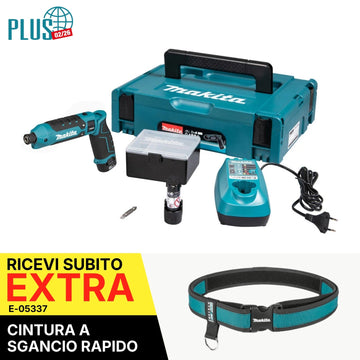 Avvitatore ad impulsi 1/4" 25Nm 7,2V Makita TD023DSJ