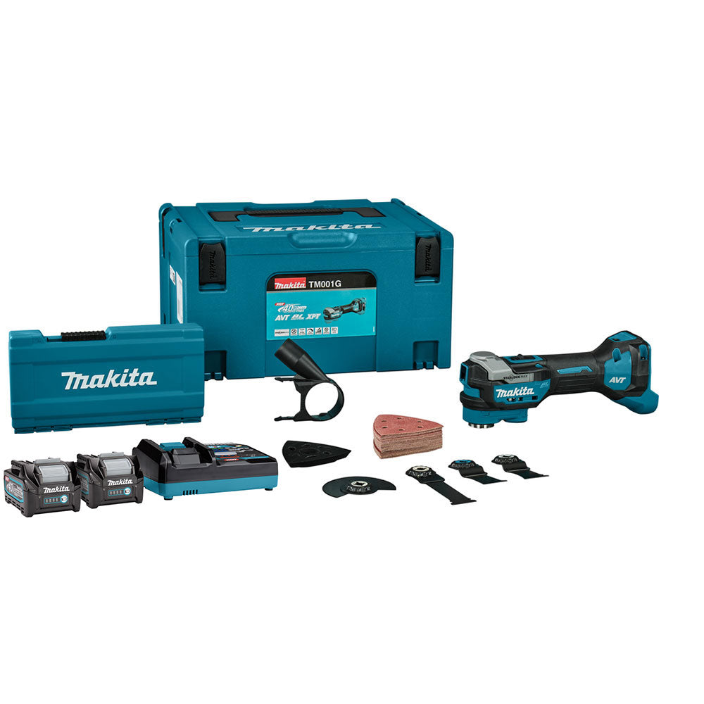 Multitool Oscillante Wireless GGiking Per Batteria Makita 18V – Motore Brushless, 6 Velocità, Kit Con 24 Accessori Incluso