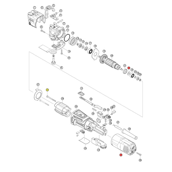 Spaccato ricambi utensili multifunzione TM3010C