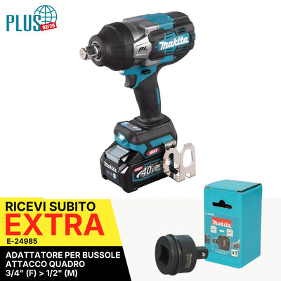 Chiave ad impulsi 3/4" 1800Nm 40V XGT BL Makita TW001GM201