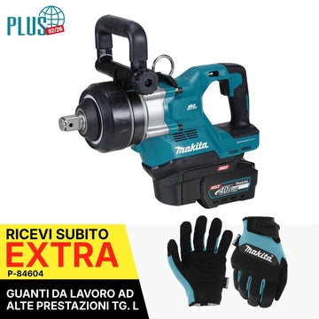 Chiave ad impulsi 1" 3150Nm 40V XGT BL Makita TW009GT201
