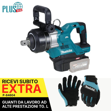 Chiave ad impulsi 1" 3150Nm 40V XGT BL Makita TW009GZ01