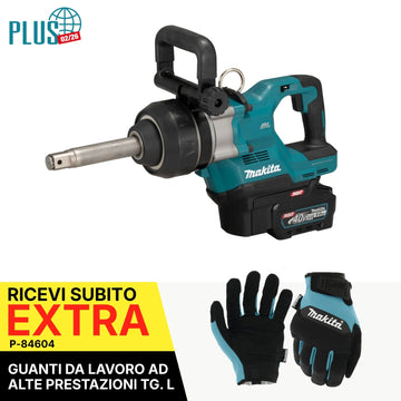 Chiave ad impulsi 1" 3150Nm 40V XGT BL Makita TW010GT201