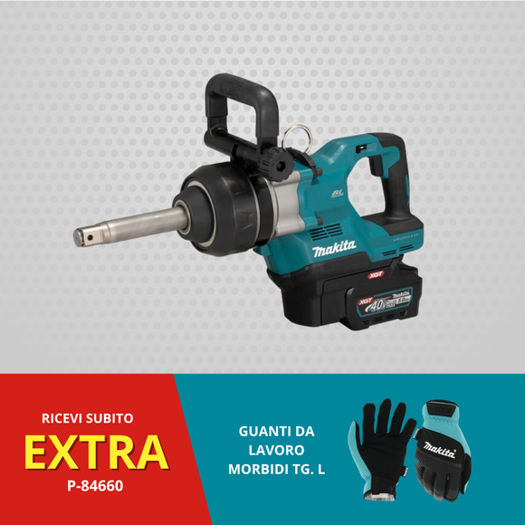 Schlagschrauber 1" 3150 Nm 40 V XGT BL Makita TW010GT201