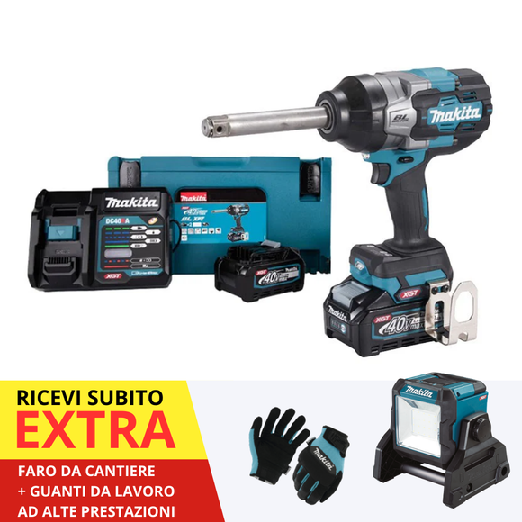 Clé à chocs 3/4" 1500 Nm 40 V XGT BL Makita TW011GM201