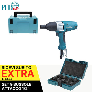 Chiave ad impulsi 1/2" 200Nm 380W Makita TW0200J