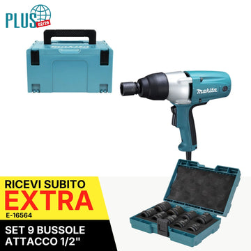 Chiave ad impulsi 1/2" 350Nm 400W Makita TW0350J
