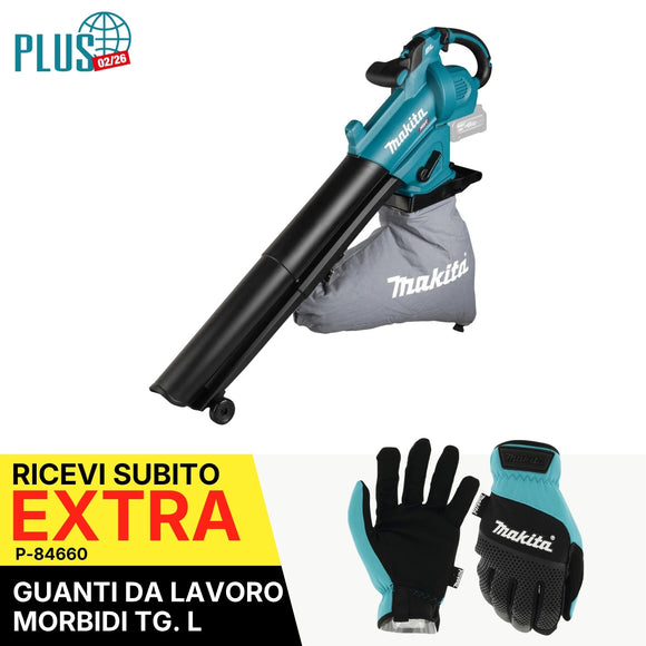 Soffiatore-aspiratore 6,8 m³/min 40V XGT BL Makita UB005GZ