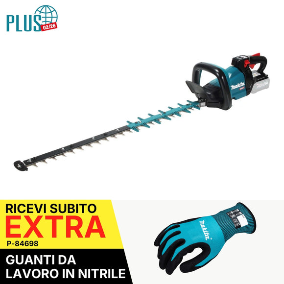 Tagliasiepi 750mm 40V XGT BL Makita UH005GZ