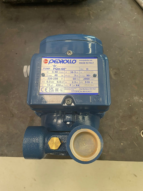 Pompa monofase Pedrollo PQm60 - USATO
