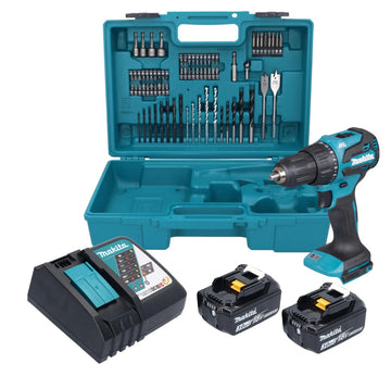 Trapano avvitatore con percussione 65Nm 18V LXT BL Makita DHP490RFX3