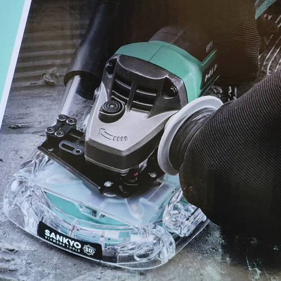 Cuffia di aspirazione universale per tazze diamantate Ø100/115/125mm Sankyo COV011