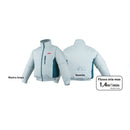 Giacca ventilata 14,4/18V Makita DFJ201ZL-1