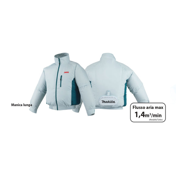 Giacca ventilata 14,4/18V Makita DFJ201ZL