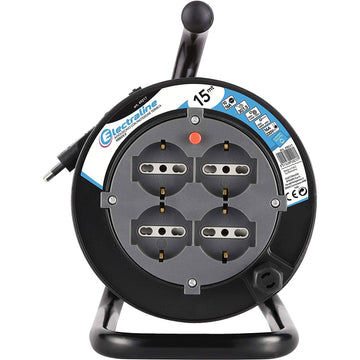 Avvolgicavo 15m 3x1,5 Electraline E49217 - 0