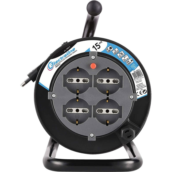 Avvolgicavo 15m 3x1,5 Electraline E49217