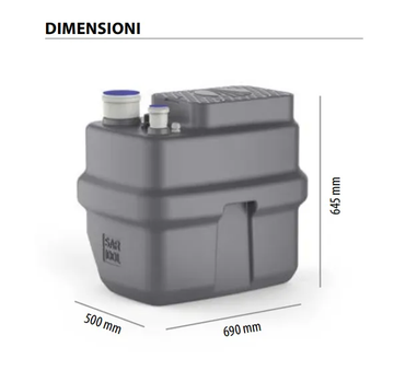Stazione di accumulo e sollevamento acqua chiara/piovana Pedrollo SAR100-TOP3 - 0