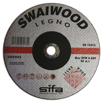 Disco per taglio legno Ø115mm foro 22,23mm Sifa Swaiwood LE0001